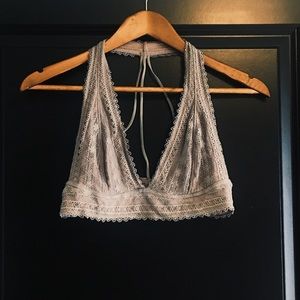 Urban Outfitters Gray Lace Bralette